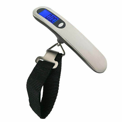 Stainless Steel Electronic Hand Luggage Scale Portable Digital Luggage Scale 50kg - MarvelouStoree