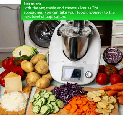 Food Cutter For Thermomix TM5 TM6  Chopper Vegetable Peeler Cooking Masher Slicing Shredding Multifunctional Fine Peeler Set