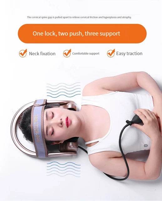 Manual cervical spine correction device, household massage pillow, neck head sleep device, cervical spine treasure - MarvelouStoree