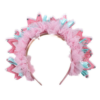 Fashionable new fabric crown hairband for women - MarvelouStoree