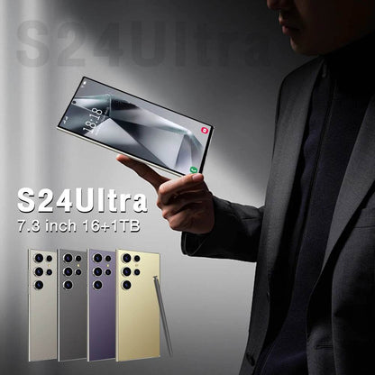 New S24 Ultra Smartphone 7.3inch CASES 4G/5G Cell Phone 16TB+1TB 6800mAh Mobile Phones 108MP Global Version Celulares - MarvelouStoree