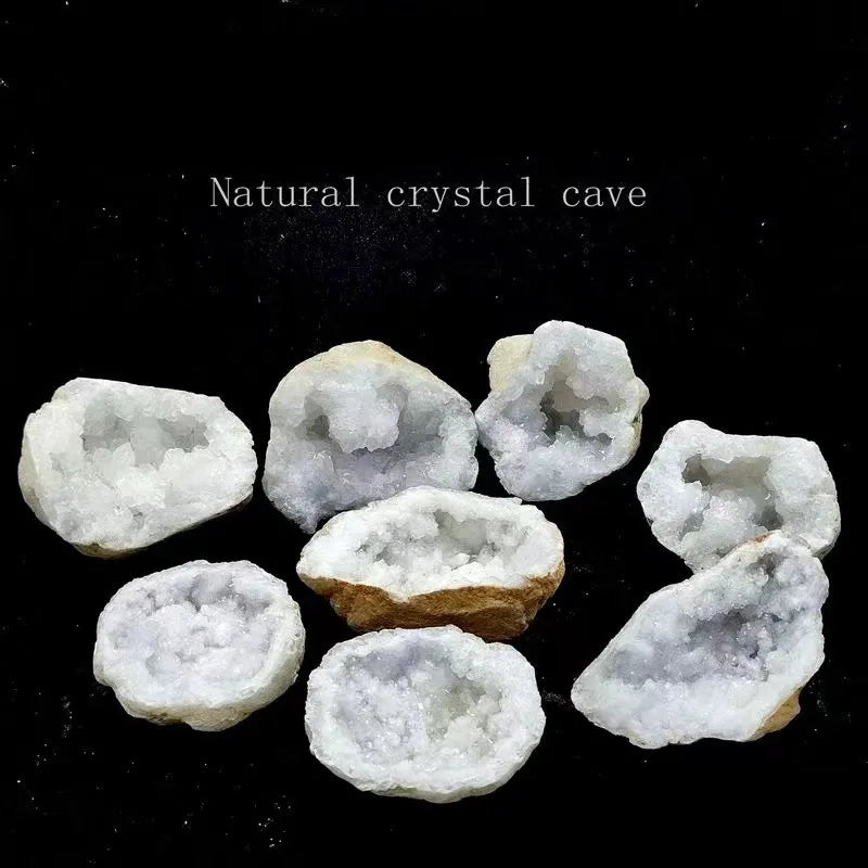 Unopened Natural Agate Geode Raw Crystals Mineral Energy Healing Quartz Rough Stones Crystal Cluster Cave Collection Specimen