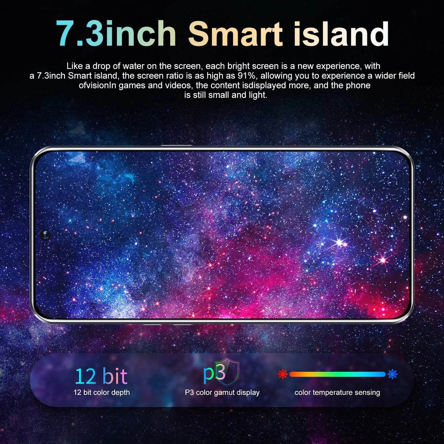 2025 New GT20 Pro Smartphone 7.3 inch Full Screen 4G/5G Cell Phone 16TB+1TB 7800mAh Mobile Phones 108MP Global Version Celulares - MarvelouStoree