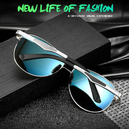 Aluminum magnesium Polarized men's Sunglasses men women aviation style male Sun Glasses Brand Designer man oculos driving shades - MarvelouStoree