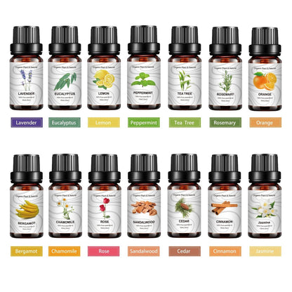 14 Piece Cross border Unilateral Essential Oil Set Box Unisex 14 Pack Body Set 10ml - MarvelouStoree