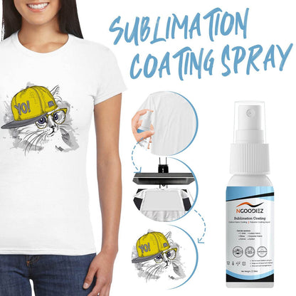 Sublimation Coating Spray Clothing Quick-Drying Spray Heat Transfer Wear-Resistant Anti-Stain - MarvelouStoree