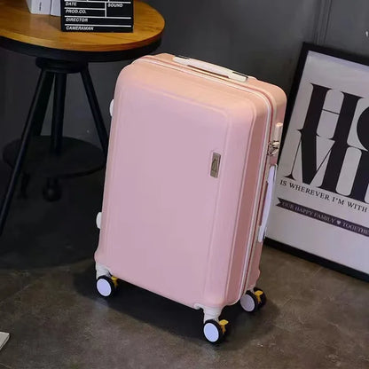 ABS+PC luggage set travel suitcase on wheels Trolley luggage carry on cabin suitcase Women bag Rolling luggage spinner wheel