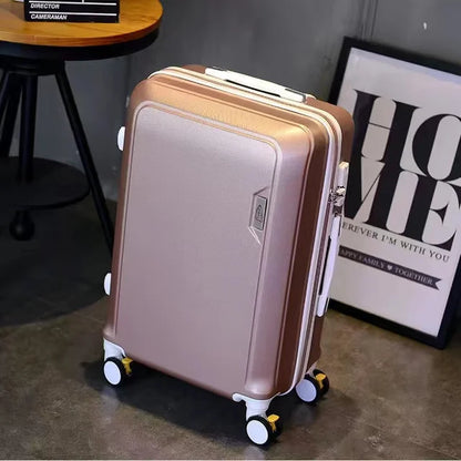 ABS+PC luggage set travel suitcase on wheels Trolley luggage carry on cabin suitcase Women bag Rolling luggage spinner wheel