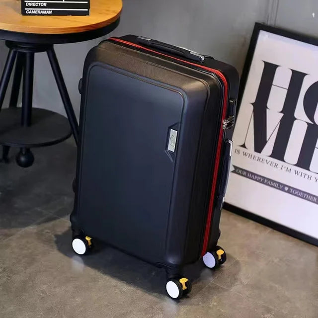 ABS+PC luggage set travel suitcase on wheels Trolley luggage carry on cabin suitcase Women bag Rolling luggage spinner wheel