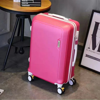 ABS+PC luggage set travel suitcase on wheels Trolley luggage carry on cabin suitcase Women bag Rolling luggage spinner wheel