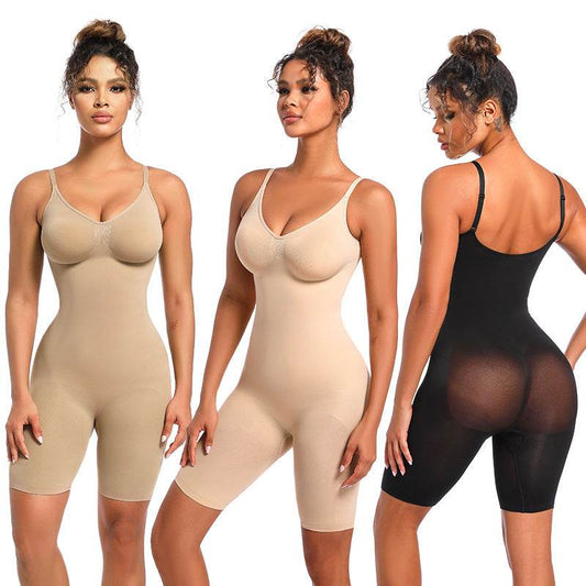 Body shaping clothing with abdominal lifting and hip shaping, seamless one-piece body shaping underwear from Europe and America - MarvelouStoree