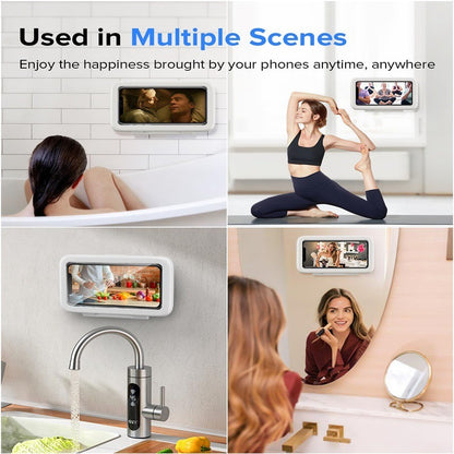 Shower Phone Box Bathroom Waterproof Phone Case Seal Protection Touch Screen Mobile Phone Holder For Kitchen Handsfree Gadget