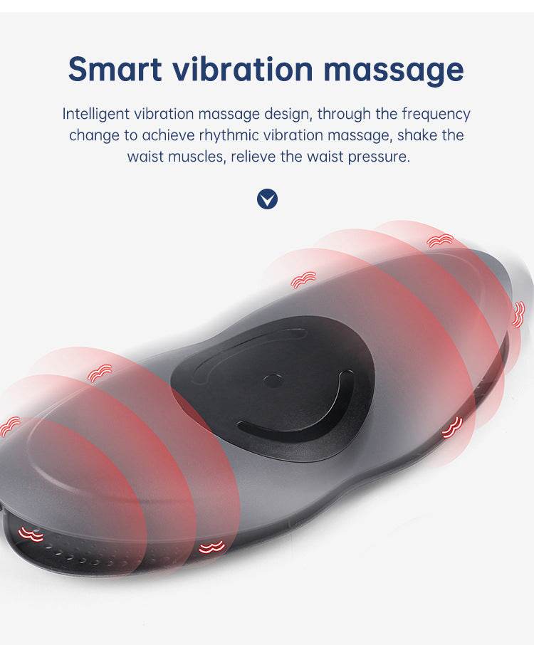 Waist Massager Lumbar Traction Inflatable Hot Compress Back Cervical Stretcher Massage Air Pressure Reduce Relief Pain - MarvelouStoree