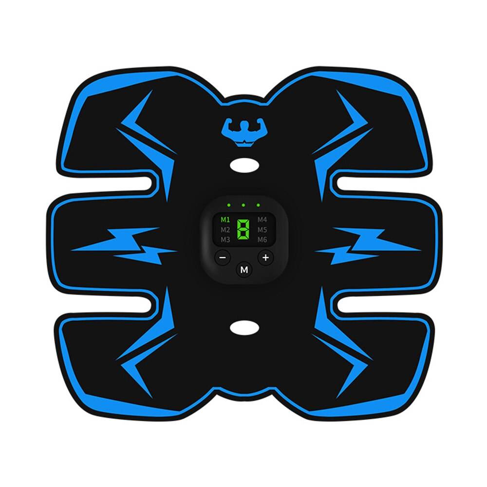 EMS Muscle Stimulator with LED Display USB Rechargeable Abdominal Belt Work Out Power Fitness Abdominal Men Women - MarvelouStoree