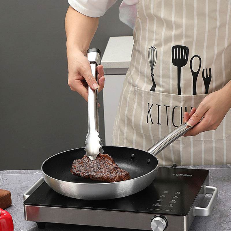 Flat Non-Stick Aluminum Alloy Frying Pan Household Omelette Pancake Steak Frying Pan - MarvelouStoree