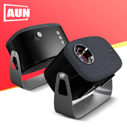 AUN A003C MINI Projector Portable WIFI Home Theater Cinema Sync Android IOS SmartPhone Laser Beamer For 1080P FUll HD 4K Movie