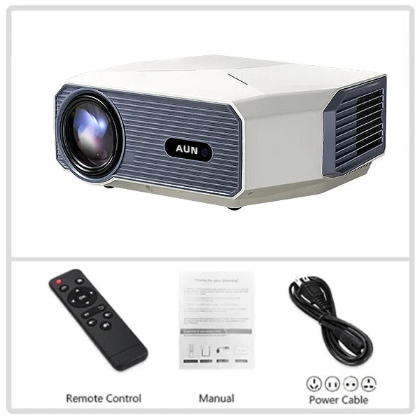 Marveloustoree projector A004 Pro Android Projector Portable Full HD Home Cinema 4K Movie Decode 1080P VideoProjector Electric Focus 3D MINI Theater