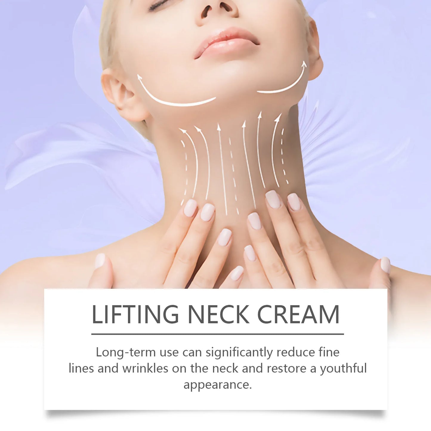 Neck Lines Protein Cream Eliminate Double Chin Moisturizing Reducing Fine Lines Lifting Brightening Rejuvenation Face Skin Care