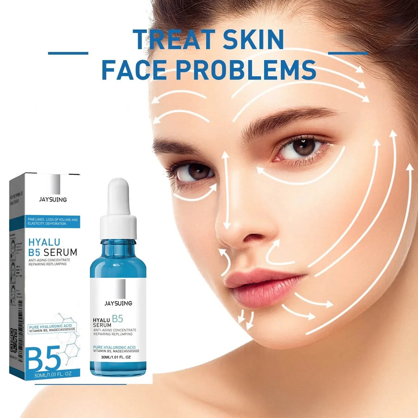 Retinol Vitamin B3 Serum Anti A-ging Hyalu B5 Pure Niacinamide Essence VC Shrinking Pores Pimple Remover W-rinkle Dark Spots Set