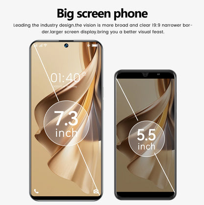 New Reno10 Pro+ Smartphone 7.3inch Full Screen 4G/5G Cell Phone 16TB+1TB 7800mAh Mobile Phones 108MP Global Version Celulares