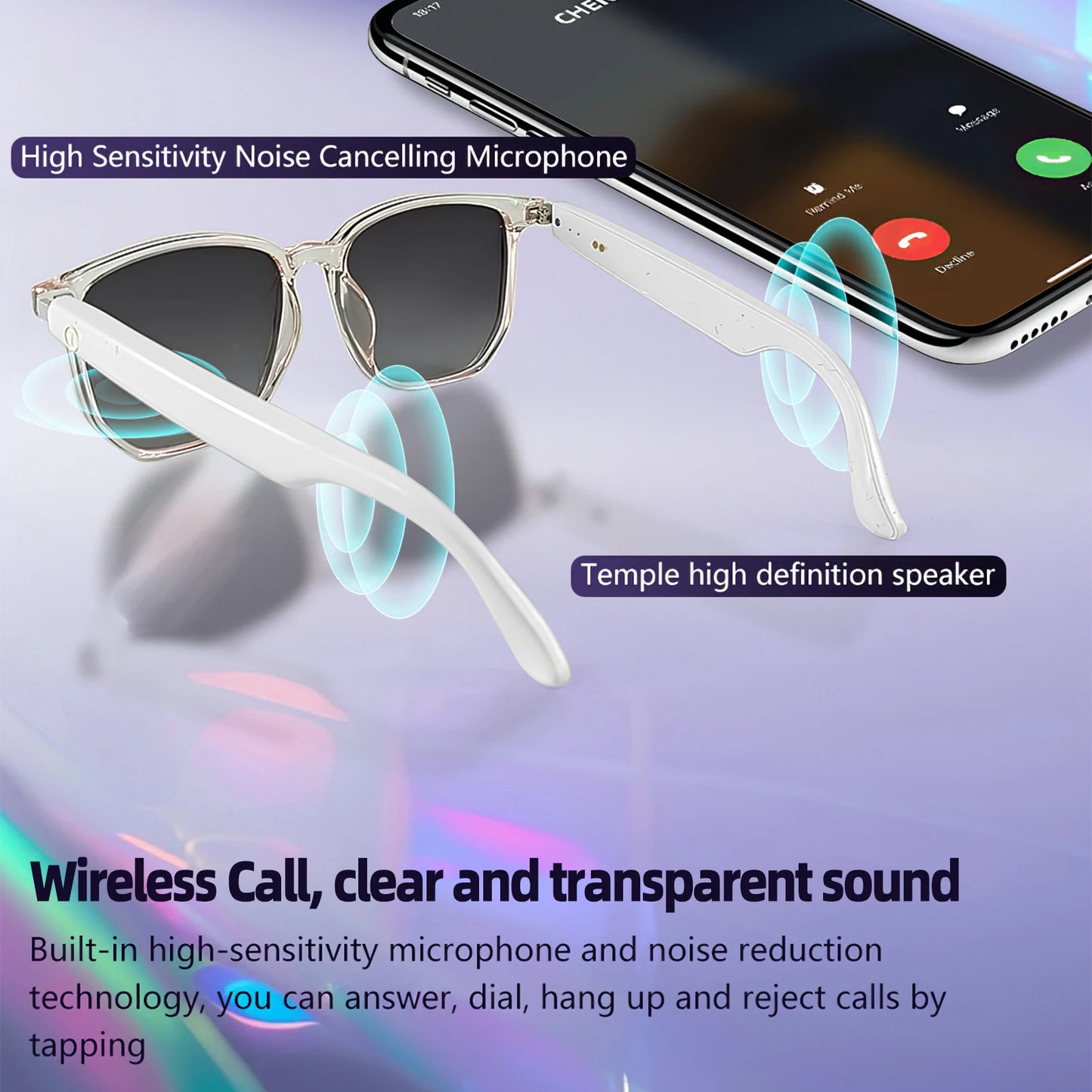 LIFEBEE GS03 New Fashion Smart Glasses ,Wireless Call,Listening to Music ,Anti-ultraviolet Light and Thin