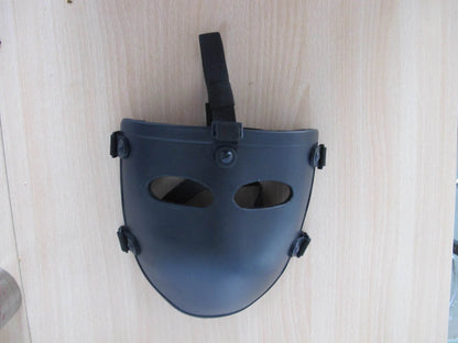 Aramid NIJ IIIA Tactical Bulletproof Mask Bulletproof Visor Half Face Military Police Army Use