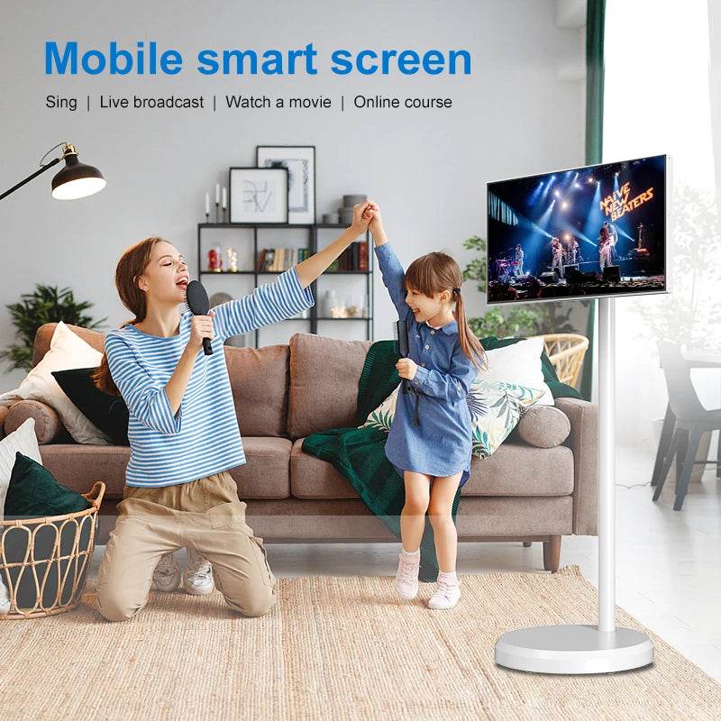 popular shenzhen 21.5 Inch Battery-power Android Lg Stand By Me Tv In-cell Touch Screen Gym Gaming Live Room Smart Tv - MarvelouStoree