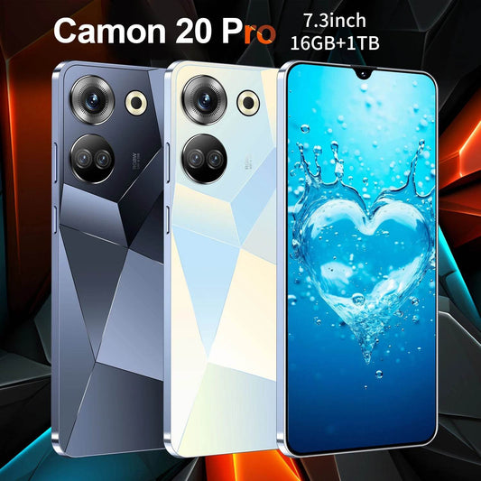 New Camon 20 Pro Smartphone 7.3inch Full Screen 4G/5G Cell Phone 16TB+1TB 8000mAh Mobile Phones 108MP Global Version Celulares - MarvelouStoree