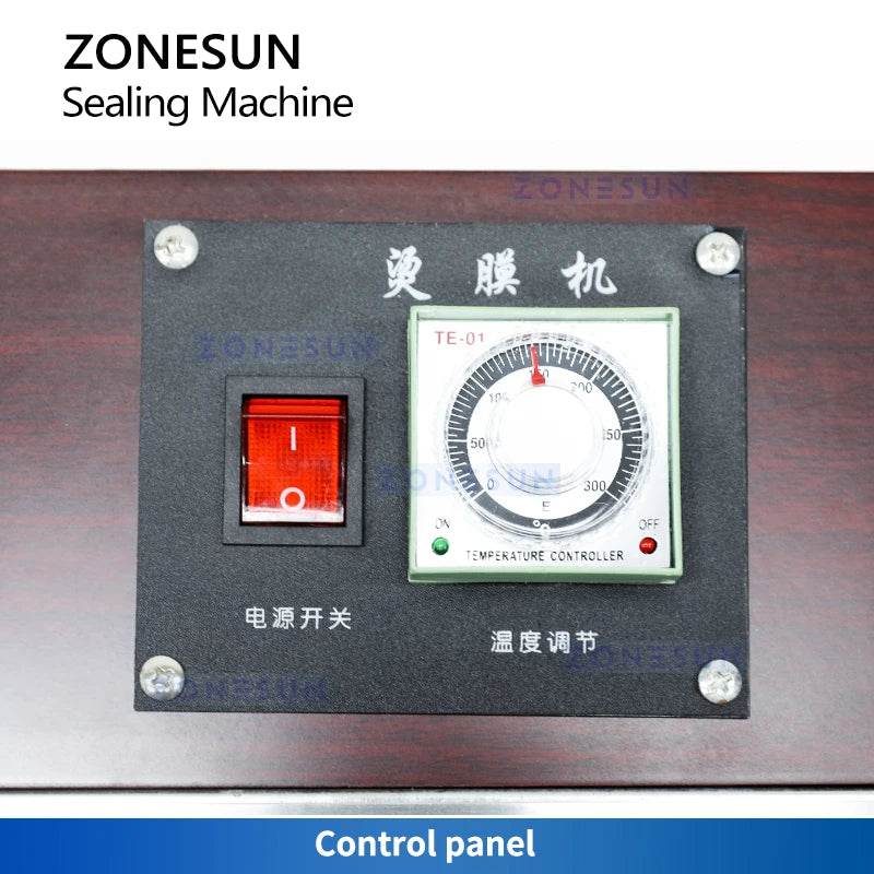 Zonesun ZS-FM10 Cellophane Sealing Machine BOPP Film Heat Shrinker Machine for Perfume Box Carton Film Packaging - MarvelouStoree