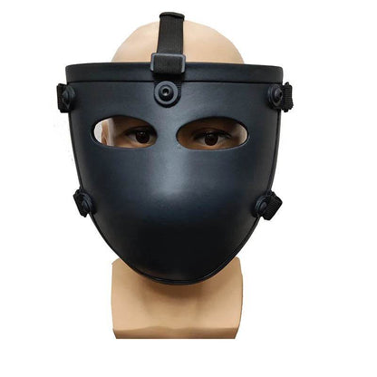 Aramid NIJ IIIA Tactical Bulletproof Mask Bulletproof Visor Half Face Military Police Army Use