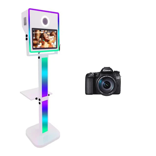 Portable Magic Mirror Photo Booth shell 15.6 Inch Touch Screen DSLR camera Photo Booth kiosk Selfie for Weddings Party Events ﻿