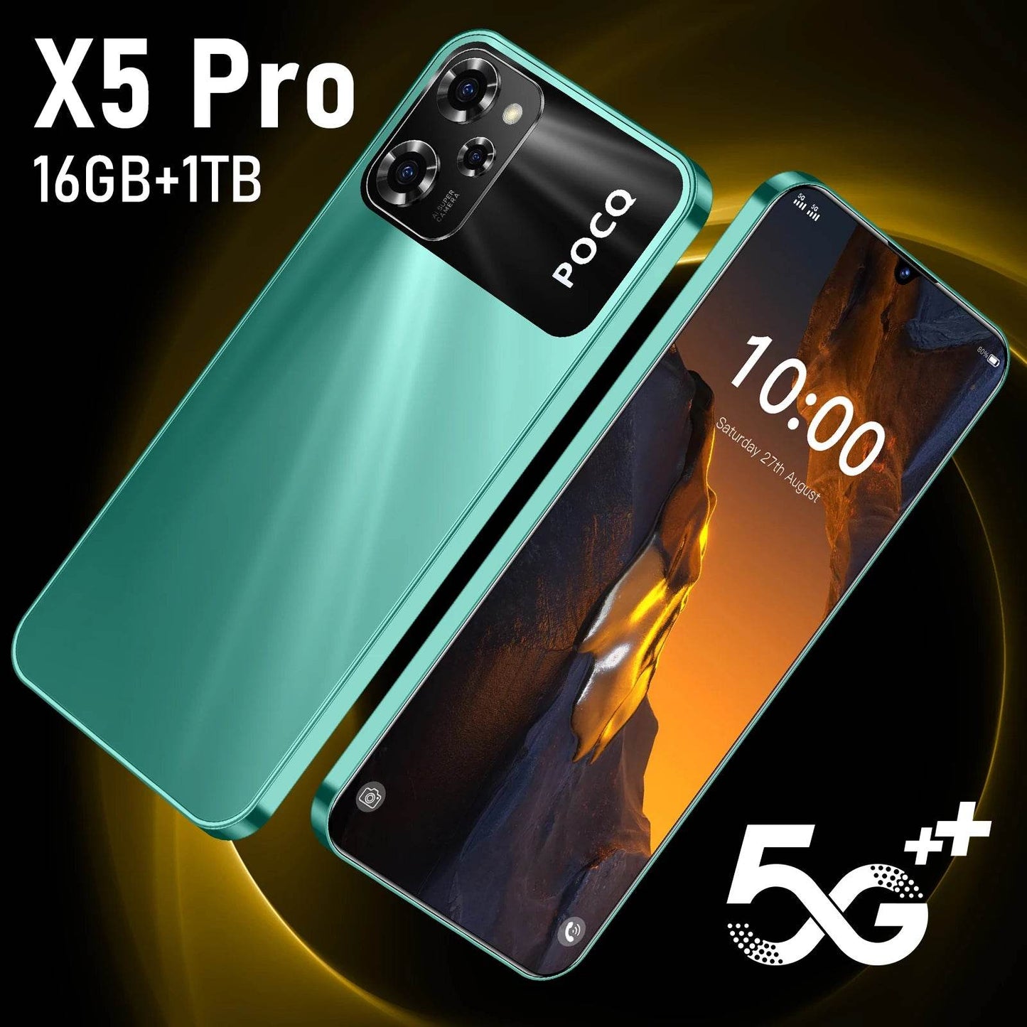 NEW 2025 Global Version Original Mobile Phones X5 Pro 7.3 inch Full Screen Cellphones16G+1T android smartphone Dual SIM Card - MarvelouStoree