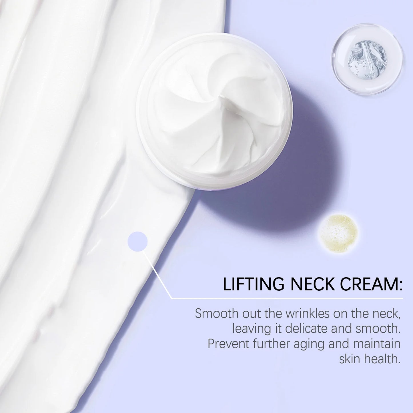 Neck Lines Protein Cream Eliminate Double Chin Moisturizing Reducing Fine Lines Lifting Brightening Rejuvenation Face Skin Care