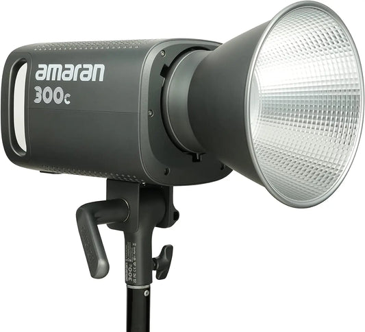 Marveloustoree 300c 300W RGBww Full-color 2500-7500K COB Video Light Amaran 150c RGB Fill Light with G/M Adjustment App Control