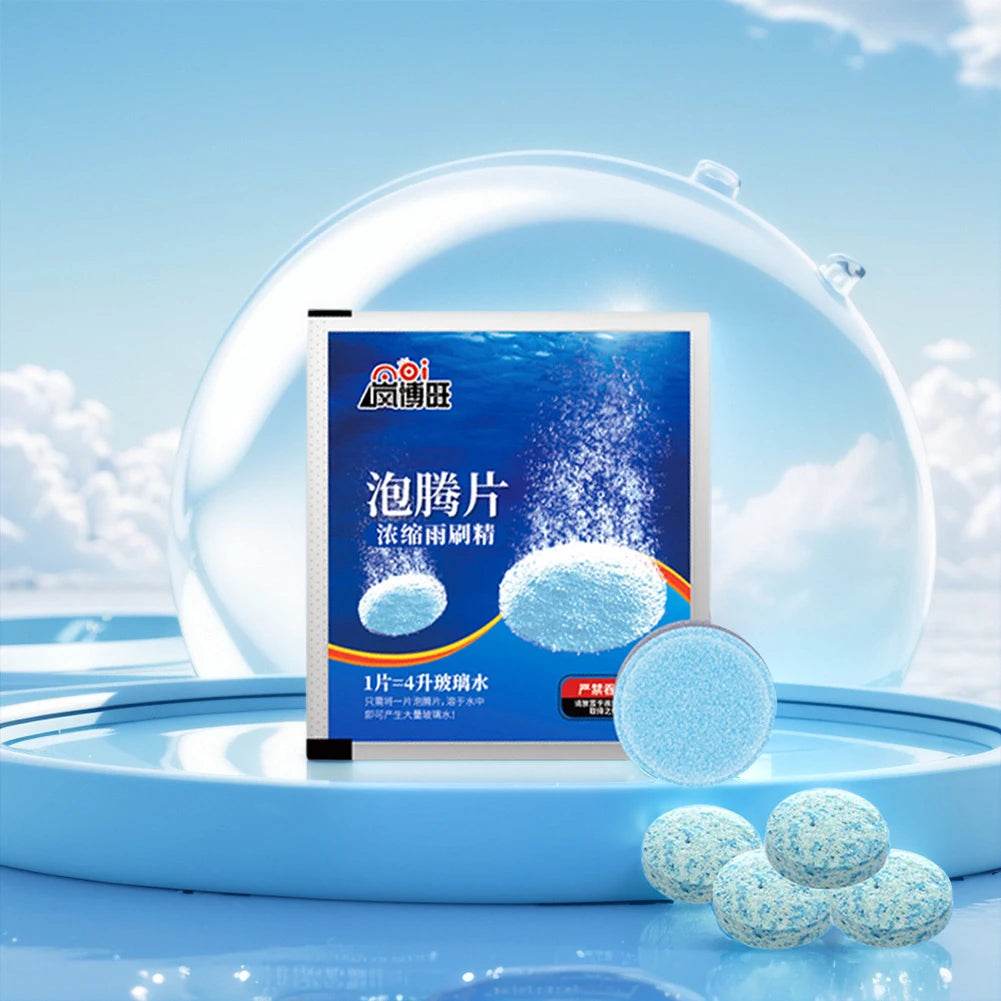 Auto Wiper Glass Solid Cleaning Car Windscreen Wiper Solid Cleaner Effervescent Tablets Cleaning Windshield Window Glass Cleaner - MarvelouStoree