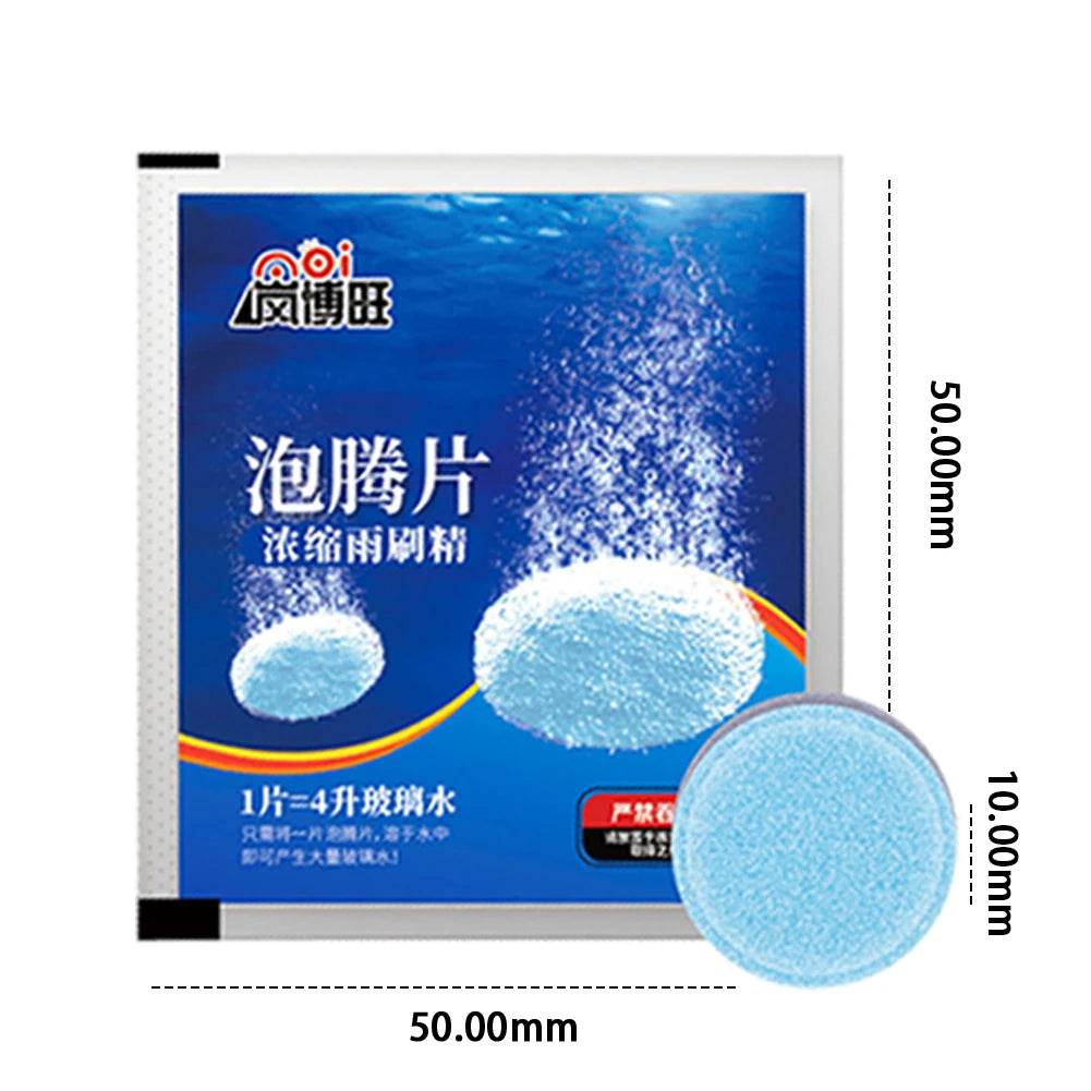 Auto Wiper Glass Solid Cleaning Car Windscreen Wiper Solid Cleaner Effervescent Tablets Cleaning Windshield Window Glass Cleaner - MarvelouStoree