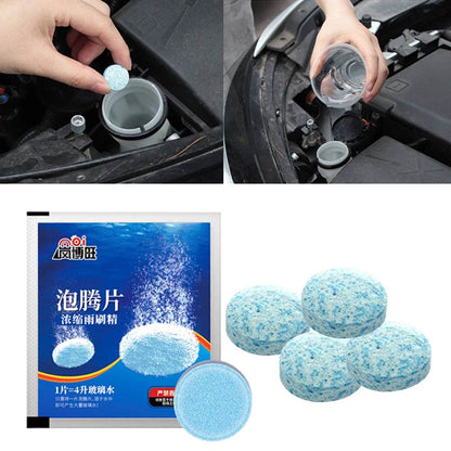 Auto Wiper Glass Solid Cleaning Car Windscreen Wiper Solid Cleaner Effervescent Tablets Cleaning Windshield Window Glass Cleaner - MarvelouStoree