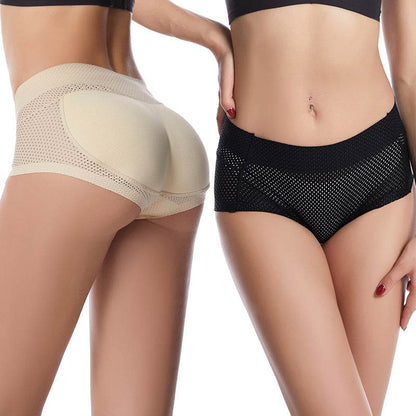 Fake Butt Fixed Sponge Pad Buttocks Peach Buttocks Hip-Lifting Pants Body-Shaping Bottoming Briefs - MarvelouStoree