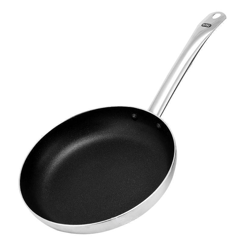 Flat Non-Stick Aluminum Alloy Frying Pan Household Omelette Pancake Steak Frying Pan - MarvelouStoree