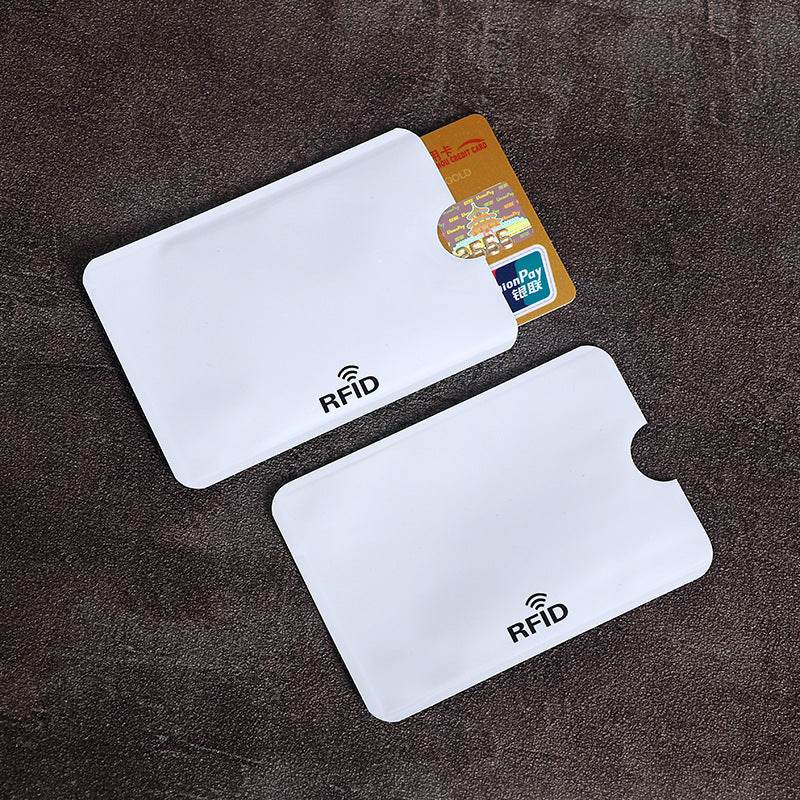 20pcs Anti scan card sleeve credit NFC RFID card protector Anti-magnetic aluminum foil portable bank card holder - MarvelouStoree