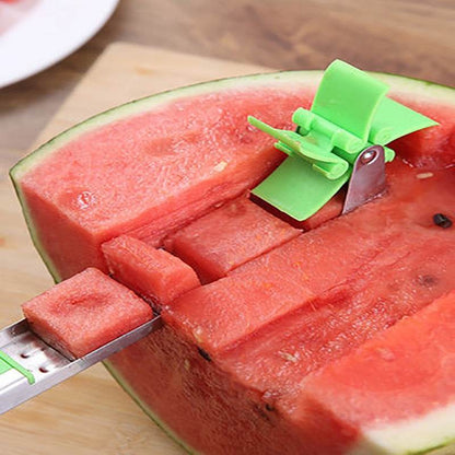 Watermelon Cutter Windmill Shape Plastic Slicer for Cutting Watermelon Power Save Cutter - MarvelouStoree