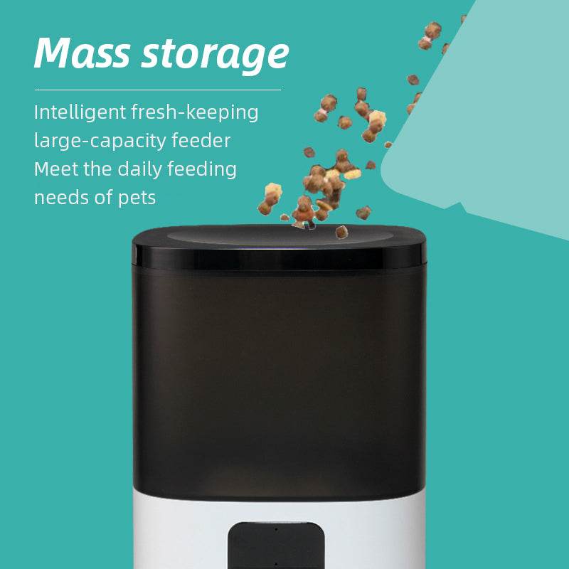 Wifi Smart APP Pet Feeder Household use Microchip Dog Automatic Pet Feeder Automatic Pet Feeder - MarvelouStoree