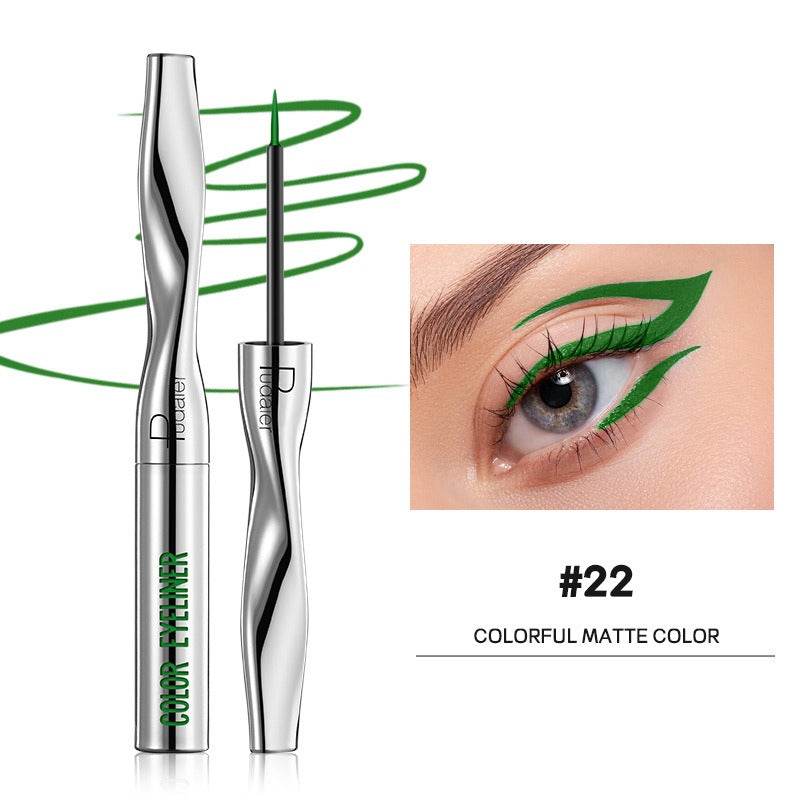 Makeup Pudaier eyeliner long-lasting waterproof eyeliner pen ultra-fine color liquid eyeliner - MarvelouStoree