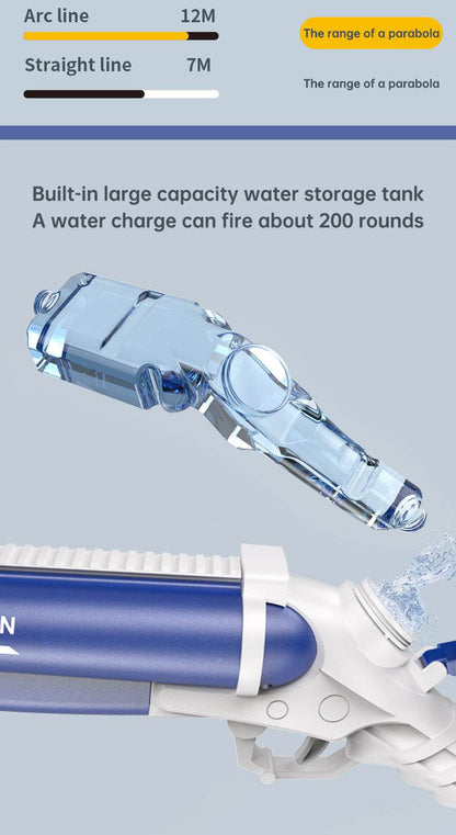 Double tube electric water gun outdoor water play and war toy - MarvelouStoree