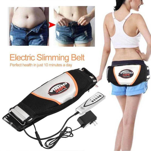 Electric Waist Massager Belt Heating Vibration Body Cellulite Slimming Massager - MarvelouStoree