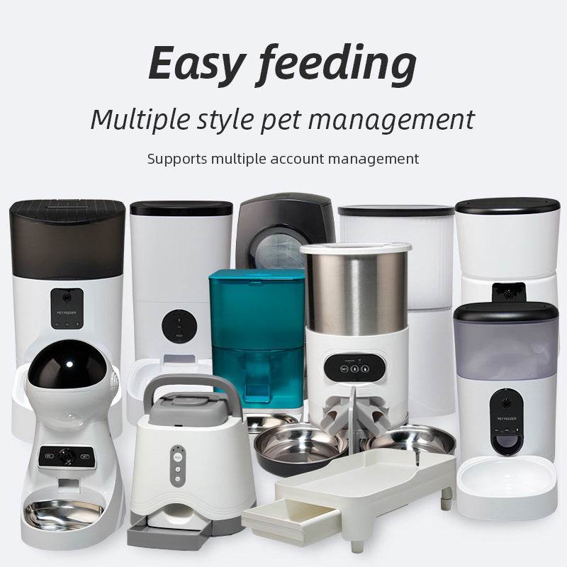 Wifi Smart APP Pet Feeder Household use Microchip Dog Automatic Pet Feeder Automatic Pet Feeder - MarvelouStoree