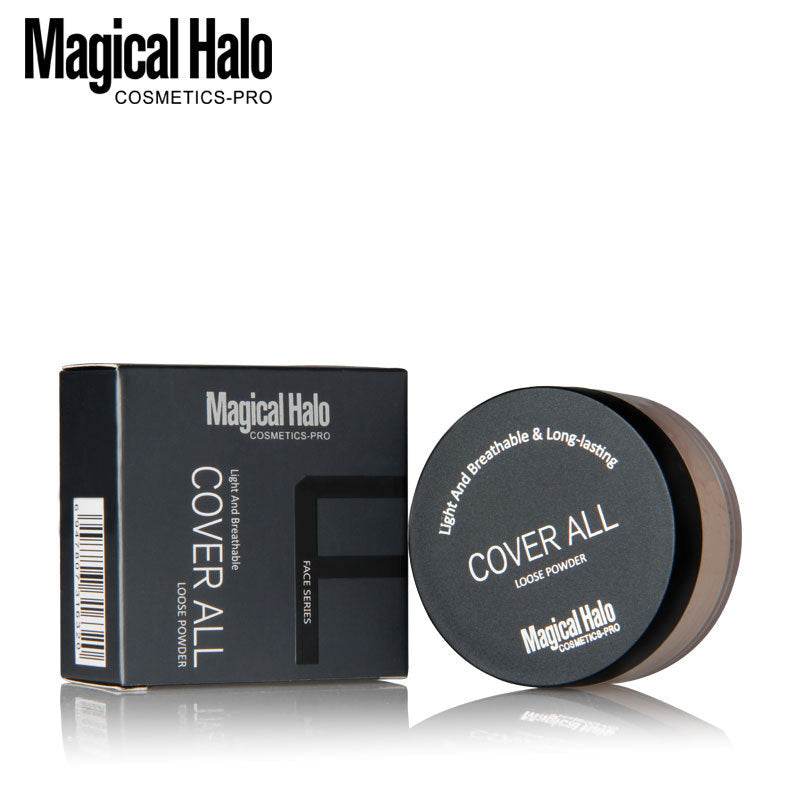 Makeup Magical Halo Three-Color Natural Concealer Loose Powder Fixed Makeup Honey Powder Makeup Waterproof Does Not Take Off Makeup - MarvelouStoree