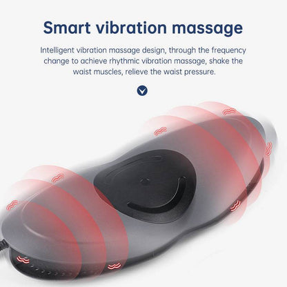 Waist Massager Lumbar Traction Inflatable Hot Compress Back Cervical Stretcher Massage Air Pressure Reduce Relief Pain - MarvelouStoree