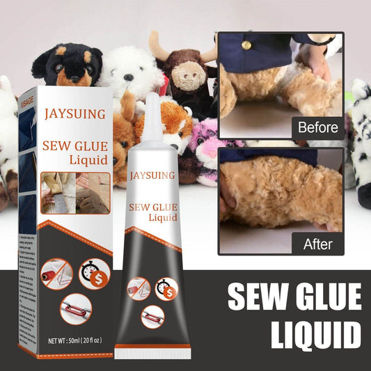 Jaysuing Cloth Repair Glue White Seam Glue Clothing Repair Glue Washable Ironing Cloth Adhesive Glue - MarvelouStoree