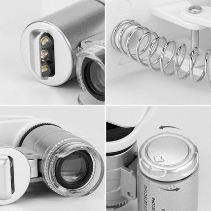 60X Optical Zoom Phone Microscope Lens Micro Phone Lens Magnifier With Clip - MarvelouStoree